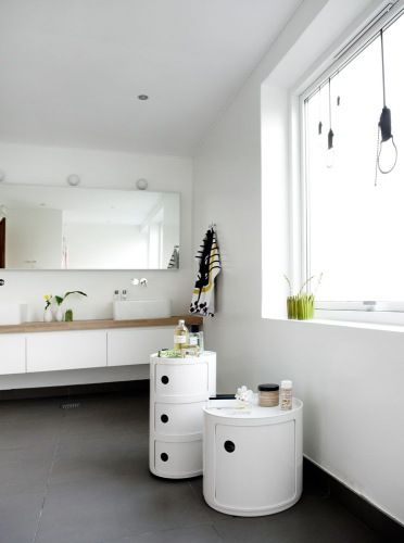 the bathroom is clean and ready to be used as a place for people to use