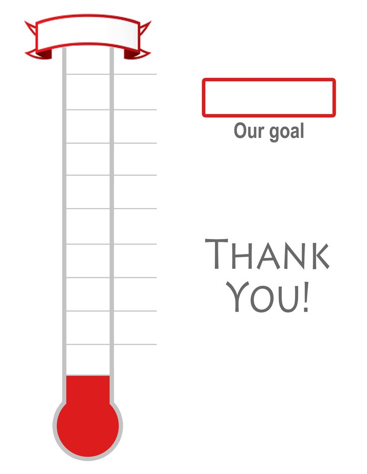 a thermometer that says thank you with a red ribbon around it's neck