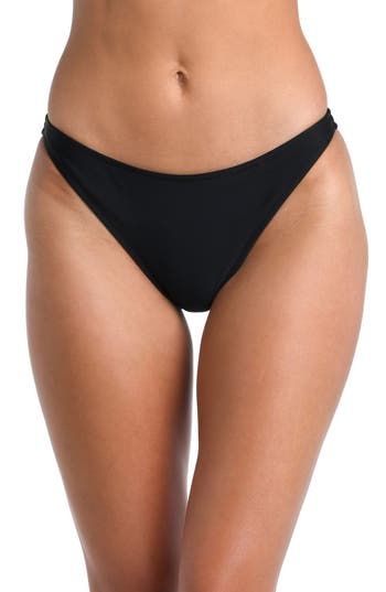 A subtly scooped front defines these timeless bikini bottoms. Moderate back coverage Lined 80% nylon, 20% elastane Hand wash, dry flat Imported Sleek Brief Swimwear, Sleek High-cut Leg Swimwear For Beach, Sleek Smoothing Swimwear For The Beach, Stretch Beach Bottoms With Boning, Sleek Elastane Swimwear For The Beach, Sleek Swimwear With Moderate Back Coverage, Elastane, Sleek Elastane Swimwear For Beach, Seamless High-cut Leg Elastane Swimwear, Sleek Smoothing Brief Swimwear