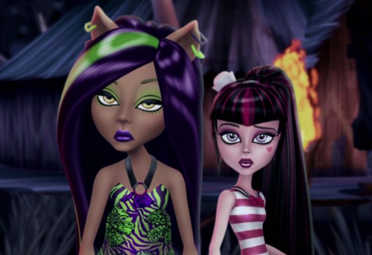 Monster high monster high skull shores Draculaura And Clawdeen Matching Icons, Mh Clawdeen, Aesthetic Monster High, Aesthetic Monster, Pink Mcbling, Draculaura Aesthetic, Hello Kitty Wallpaper Hd, High Characters, Arte Monster High