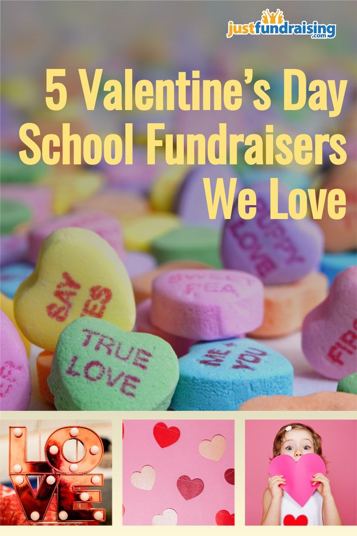 valentine's day school fundraiser flyer