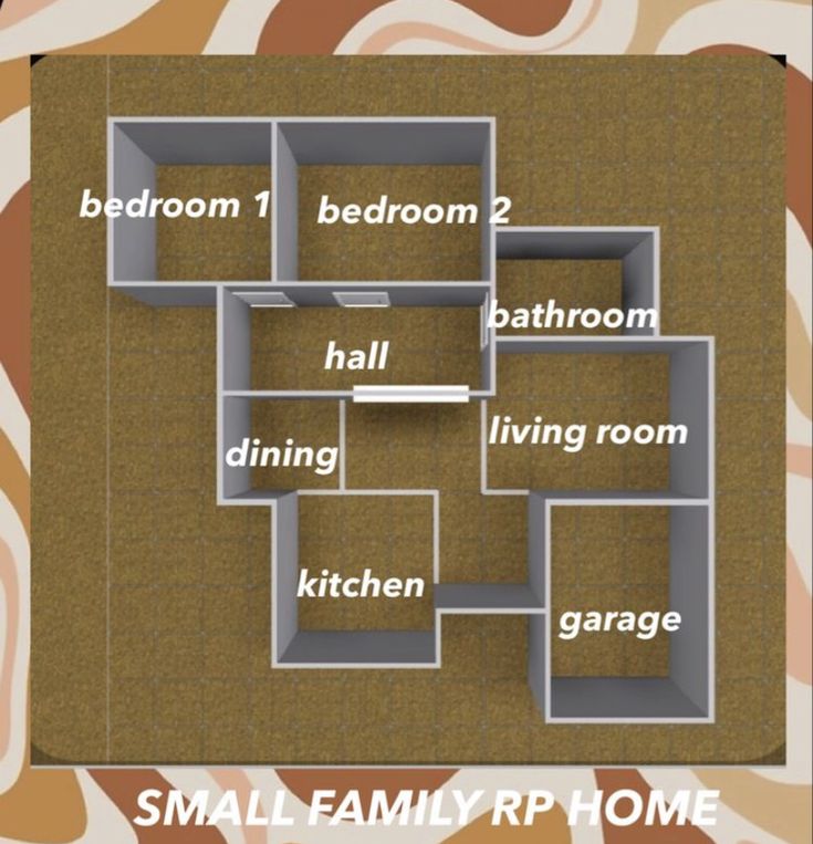 the small family room is labeled in three different languages, and includes two separate rooms