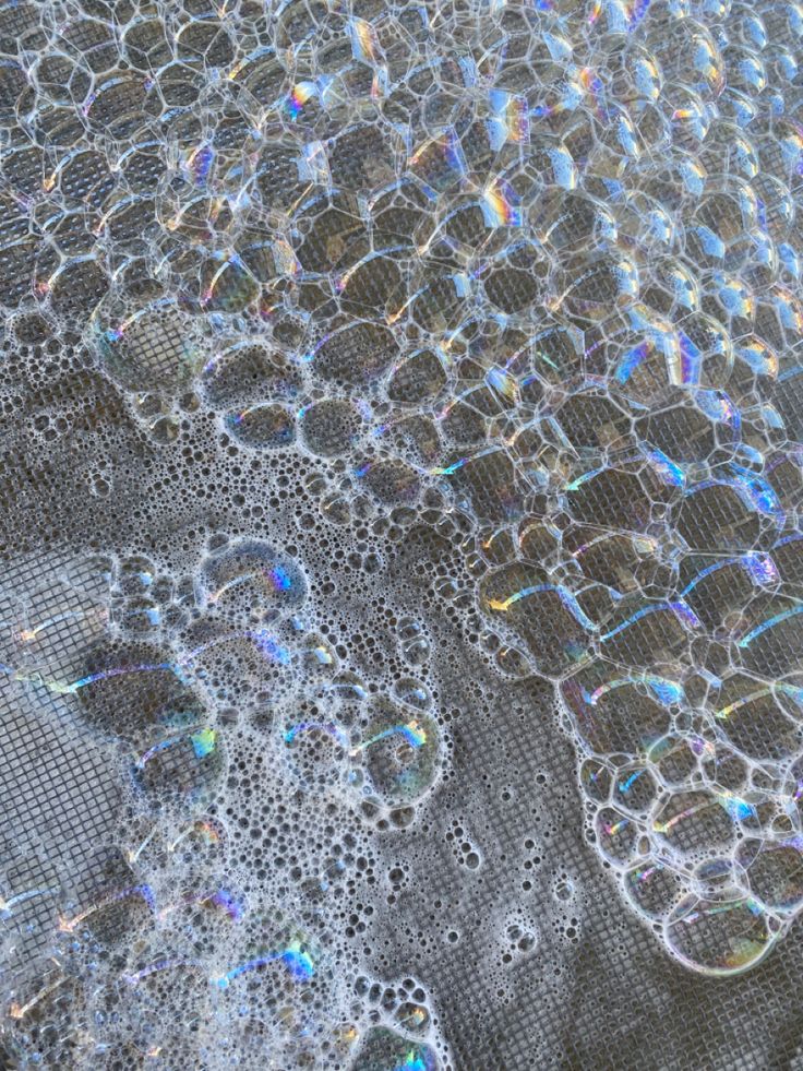 water bubbles are seen on the surface of fabric