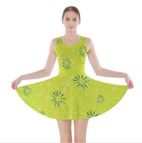 PREORDER Adult Inside Out Joy Skater Dress by KawaiianPizzaApparel Spring Sleeveless Dress With All Over Print, Sleeveless Spring Dresses With All Over Print, Stretch Dresses With All Over Print For Summer, Joy Inside Out Outfit Ideas, Joy Cosplay Inside Out, Joy Disneybound, Green Sleeveless Dress With Graphic Print, Sleeveless Green Dress With Graphic Print, Disney Sleeveless Spring Dress