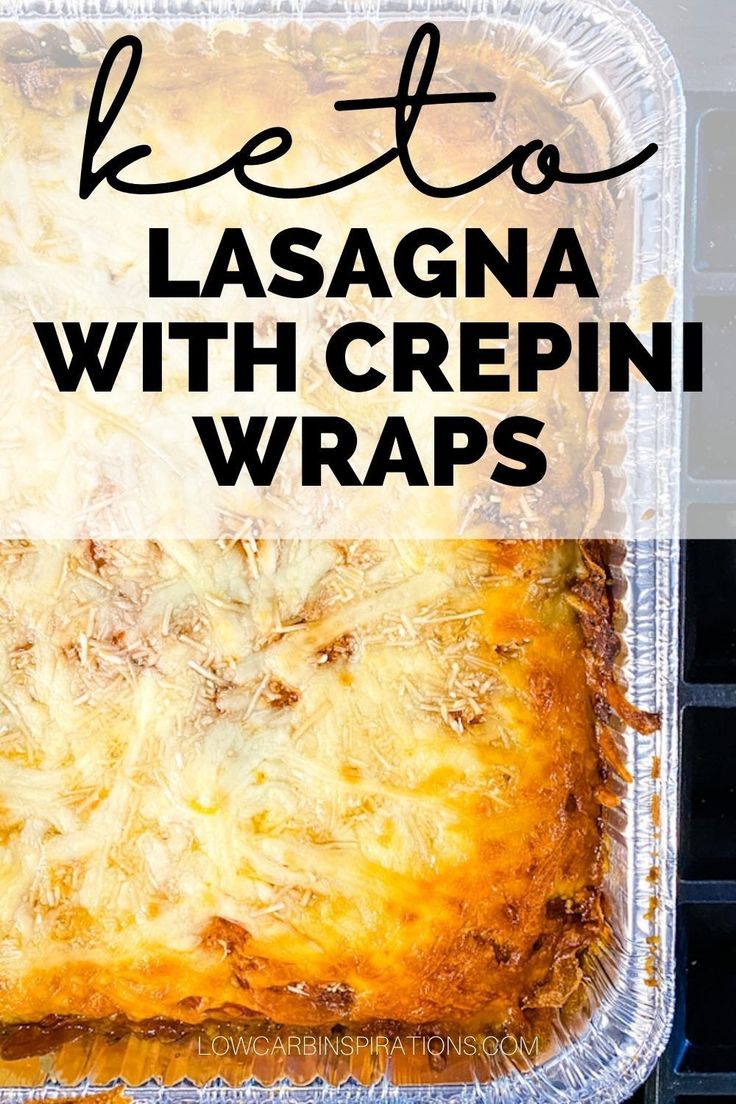 lasagna with crepini wraps in a plastic container