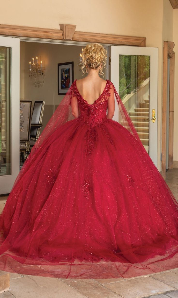 Long a-line quinceanera ball gown with sweetheart neckline and sheer cape. Princess Style Gown For Quinceanera, Tulle Quinceanera Dress Ball Gown For Gala, Tulle Quinceanera Ball Gown For Gala, Tulle Ball Gown For Quinceanera Or Gala, Princess Style Ball Gown Evening Dress For Quinceanera, Princess Style Quinceanera Ball Gown For Gala, Princess Style Ball Gown For Quinceanera, Princess Style Quinceanera Dress For Debutante Ball, Ball Gown Quinceanera Dress For Prom Season