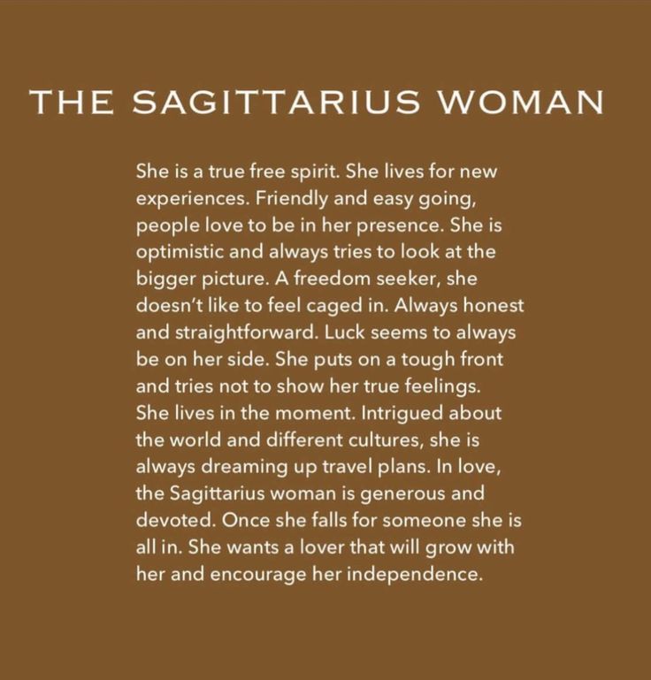 the sagittrius woman is featured in an article on how to use it