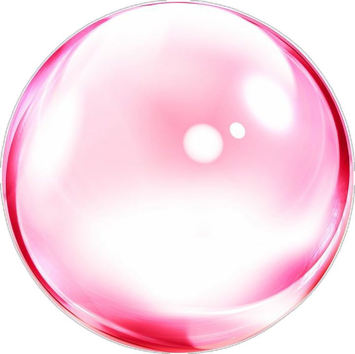 a pink and white object is shown in the middle of an image with no background