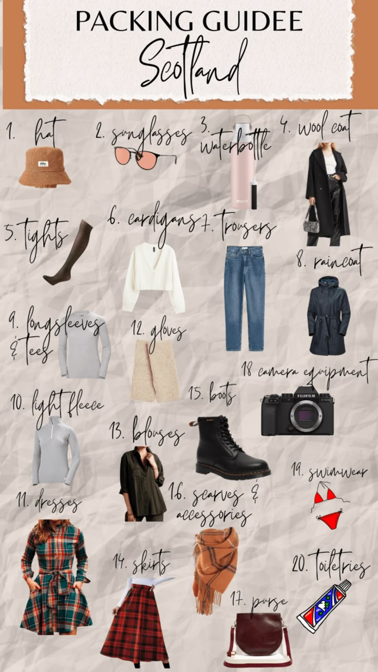 the ultimate packing guide for someone's wardrobe