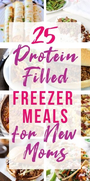 25 protein filled freeze meals for new moms