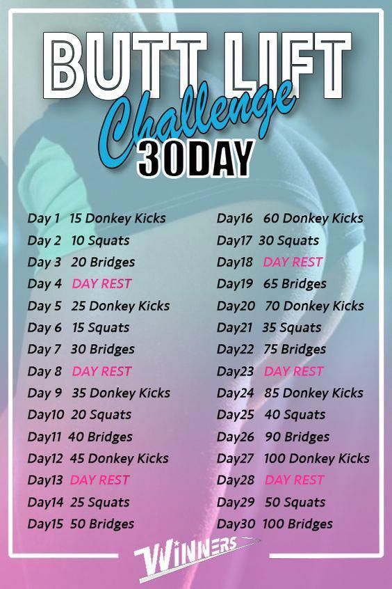 Don't forget re-pin this on your board. 30 DAY CHALLENGE Butt lift. Butt workout women for you. You can do this booty workout women at home or gym. After 30 days you'll have nice body. Fitness plan… Challenge 30 day for women | Butt lift | Perfect booty Weight Loss amys_love... #WeightLossExercisePlan Donkey Kicks Challenge, Glute Bridge Challenge 30 Day, Bridge Challenge 30 Day, Donkey Lifts Workout, How To Have A Nice Body Shape, 30 Day Fitness Challenge For Women, How To Get A Big But In A Day, Workouts To Lift Your But, 30 Day Glute Challenge At Home