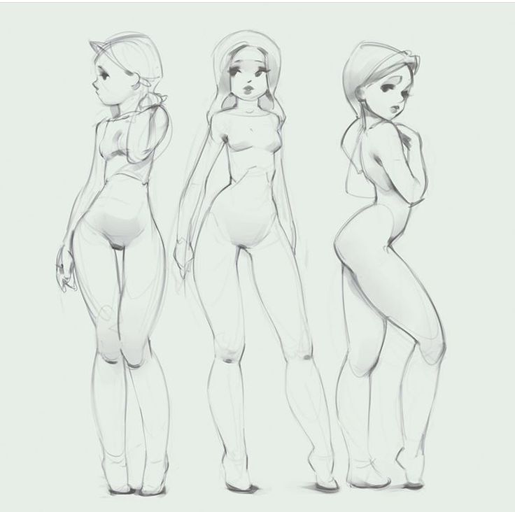 Body Shape Art Reference, Pose Reference Female Cute, Standing 3/4 Pose, Holding Chainsaw Pose Reference Drawing, How To Draw References, Sitting On Wall Pose, Woman Standing Side View, Pose Refs Drawing, Aesthetic Art References