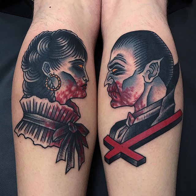 Loveless Tattoo, Tattoos Ghostface, Vampire Tattoo Designs, Ghostface Tattoo, Dracula Tattoo, Grace Tattoo, Traditional Tattoo Stencils, Lovers Tattoo, Grace Tattoos