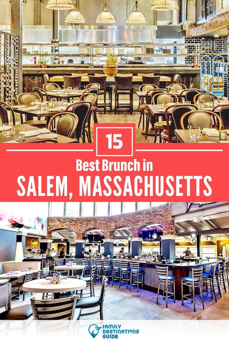 the best brunch in salem, massachusetts is featured on this postcard with text overlay