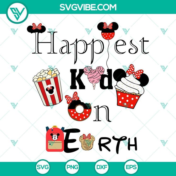 mickey mouse and minnie mouse birthday shirt with the words happyest kids on earth