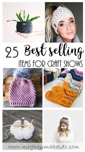 the 25 best selling items for crocheted hats and mittens are on sale