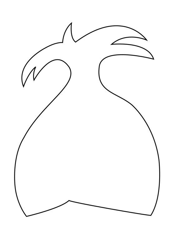 a black and white drawing of a vase with a bird on it's head