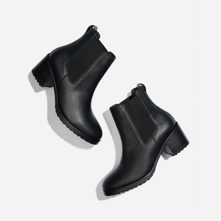 Nisolo Sustainable Women's Ana Go-to Heeled Chelsea Boot : Target Chelsea Boots With Heel, Nisolo Shoes, Chelsea Boots Black, Heeled Chelsea Boots, Dress Boots, Busy Lifestyle, Heel Caps, Black Chelsea Boots, Christmas 2023