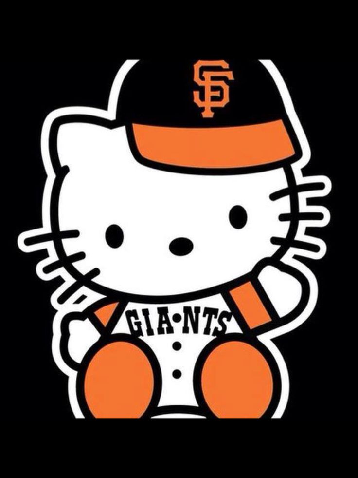 san francisco giants hello kitty car decal