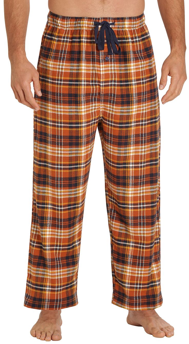 PRICES MAY VARY. COZY COTTON FLANNEL PAJAMA PANTS - These pajama bottoms for men are made from super fine 100% cotton flannel, making it the perfect pair of pajamas to wear all year round to lounge around the house and for a warm sleep. SIDE HAND POCKETS - This comfortable pair of lounge pants feature two side hand pockets which is perfect for your hands to fit in, just right for keeping your hands warm and cozy. COMFORT ELASTIC WAISTBAND - These mens pj bottoms feature a comfortable elastic wai Mens Flannel Pajamas, Flannel Pajama Bottoms, Long Pajama Pants, Pj Bottoms, Mens Pajama Pants, Flannel Pajama Pants, Comfortable Pajamas, Mens Sleepwear, Mens Flannel