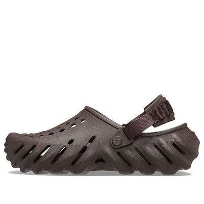 Crocs Echo Clog 'Brown' 207937-206 (Unisex) Brown Clogs With Rubber Sole For Outdoor Activities, Casual Brown Clogs For Outdoor Activities, Brown Round Toe Clogs For Outdoor Activities, Brown Non-slip Slip-on Clogs, Brown Casual Clogs For Outdoor, Casual Brown Clogs For Outdoor, Brown Non-slip Clogs For Outdoor, Brown Non-slip Closed Toe Clogs, Brown Round Toe Clogs For Outdoor