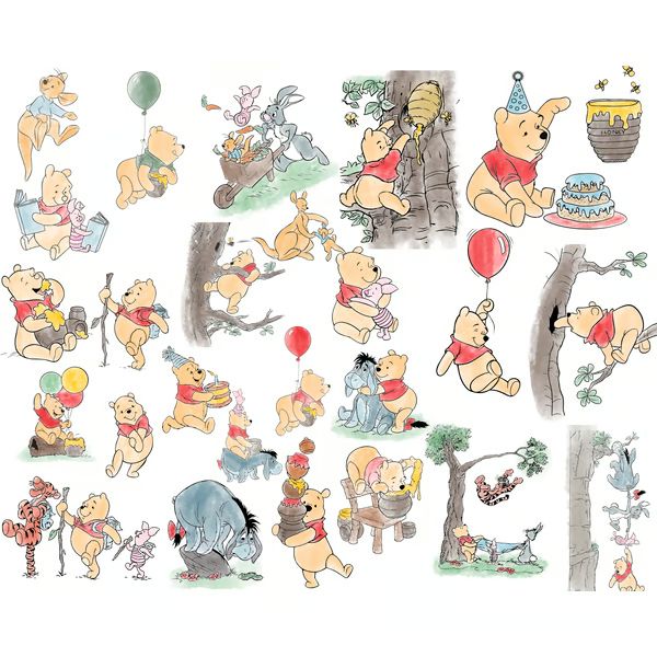 winnie the pooh and friends stickers