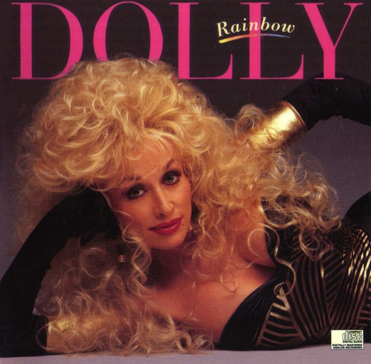 dolly magazine cover with blonde hair on pink background