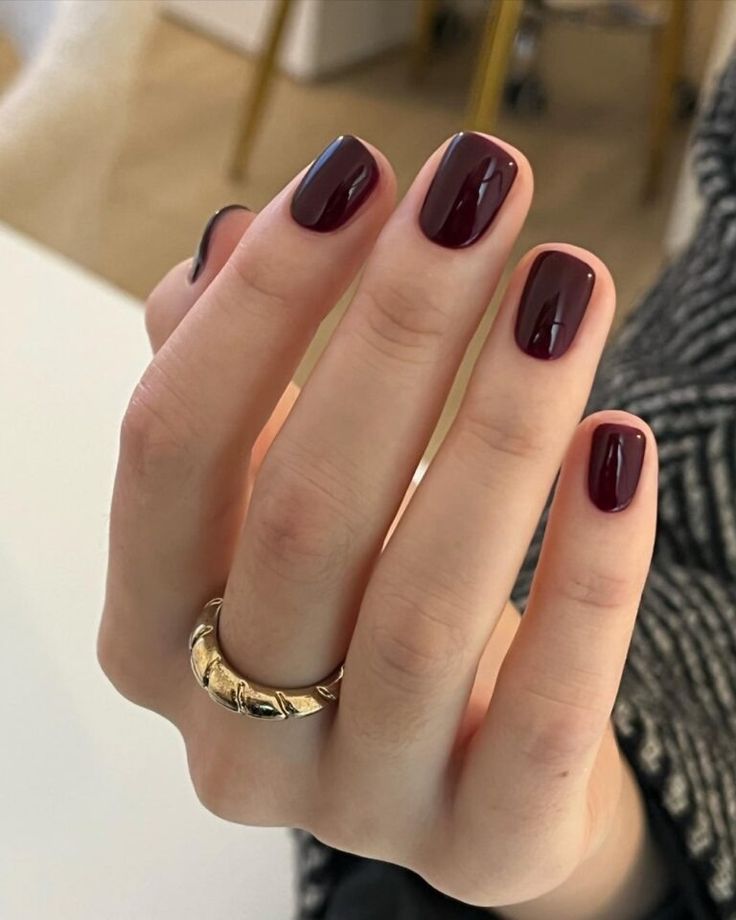 10 Trending Colours for Winter Nails 2022 | BLNCD BEAUTY Winter Nails 2022, Red Nail Varnish, Kutek Disney, Dark Red Nails, Wine Nails, Maroon Nails, Nagel Tips, Nails 2022, Summery Nails