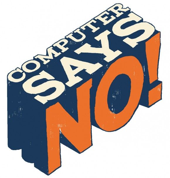 the computer day logo is shown in orange, blue and white letters that spell out computers today