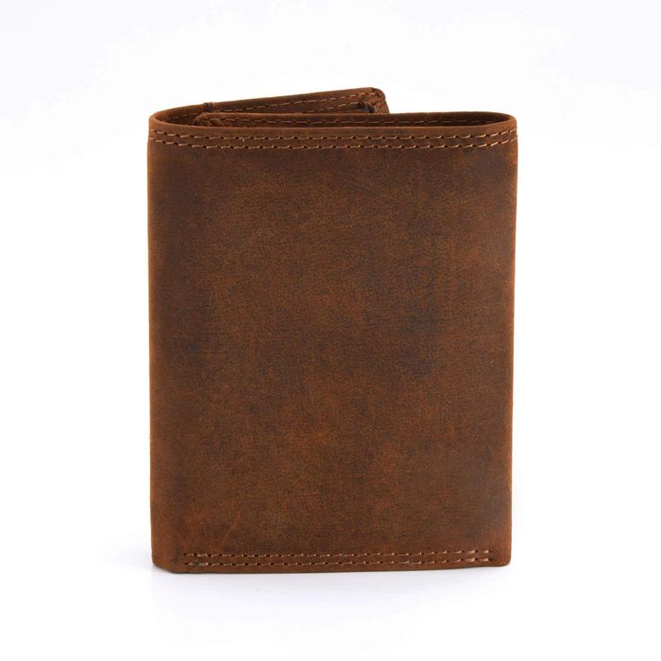 Style n Craft 300790-BR Trifold Wallet in Leather - brown color - open view - front Rugged Brown Bifold Wallet, Rustic Brown Bifold Wallet, Vintage Trifold Wallet With Rfid Blocking, Brown Trifold Wallet With Coin Pocket, Brown Trifold Wallet With Rfid Blocking, Brown Trifold Wallet With Card Slots, Classic Brown Trifold Wallet, Vintage Brown Trifold Wallet, Vintage Trifold Wallet For Everyday Use