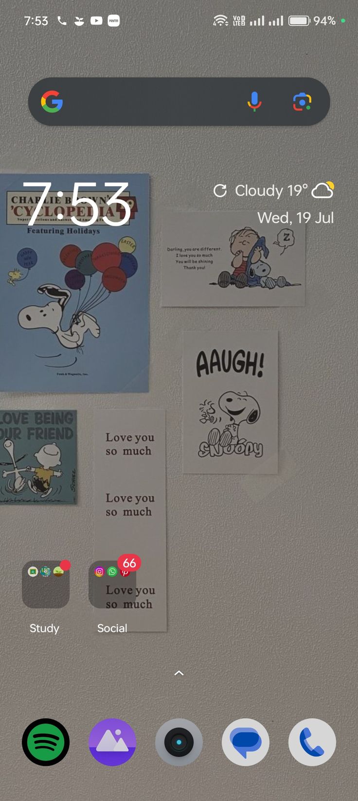 an image of a refrigerator with magnets on it's side and various stickers attached to the door