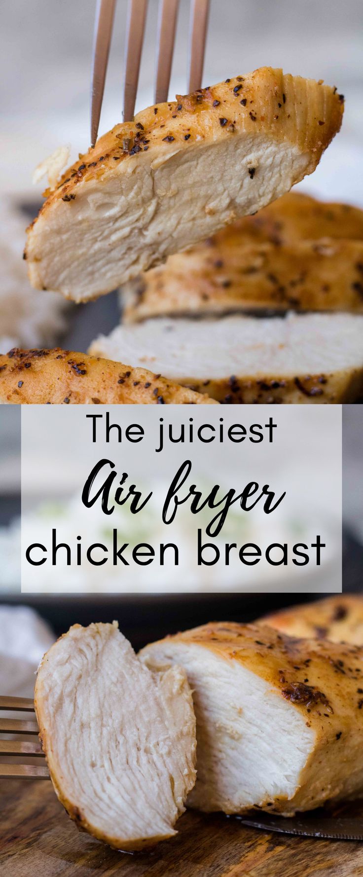 the juicyest air fryer chicken breast recipe