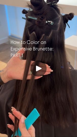 Expensive Brunette Hair Color, Expensive Brunette, Dry Texture Spray, Hair Education, Texture Spray, Caramel Balayage, Hair Techniques, Caramel Highlights, Texturizing Spray