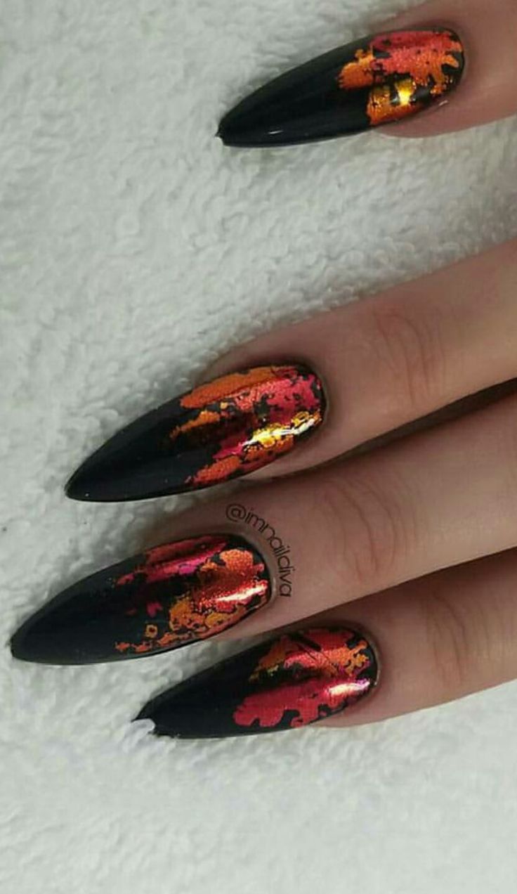 Nails Wallpaper Instagram Highlight, Nails Wallpaper Instagram, Cute Nails Inspiration, Copper Nails Designs, Nails Wallpaper, The Best Nails, Black Ombre Nails, Nails Styles, Copper Nails