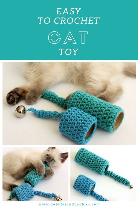 the instructions to crochet a cat toy