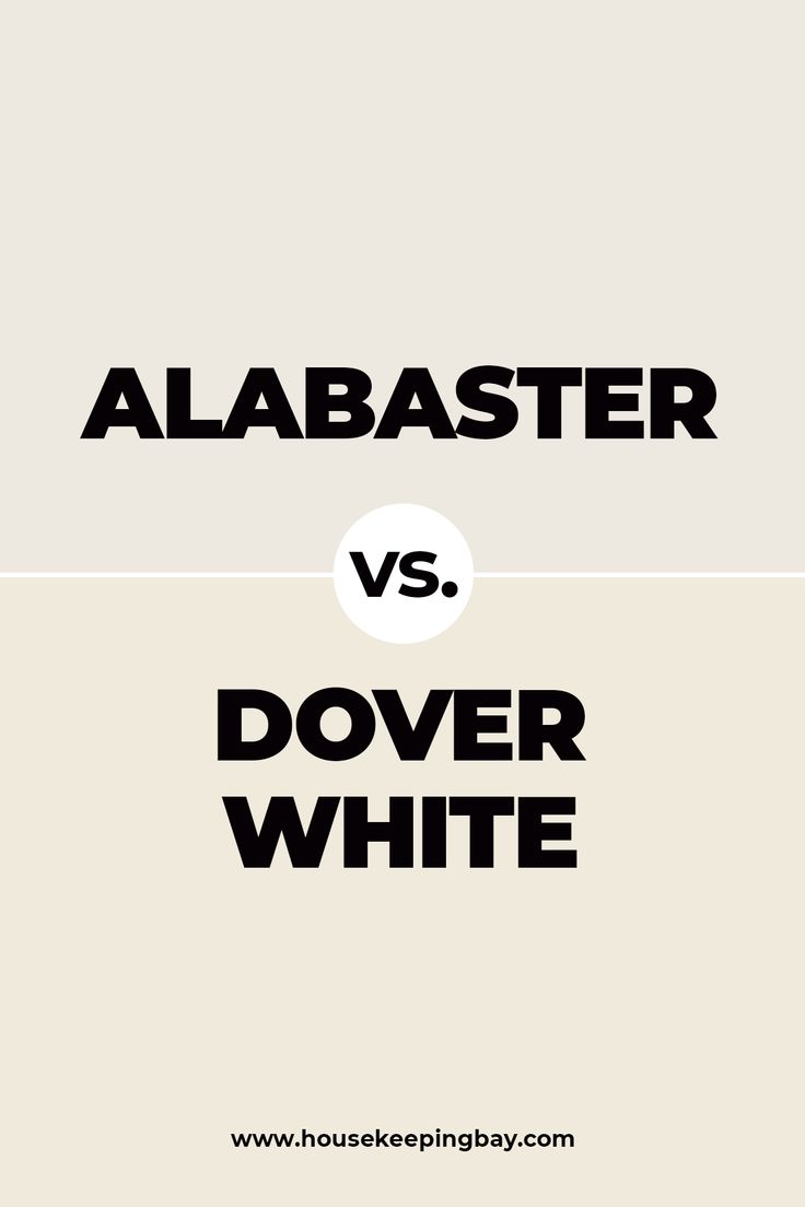 two black and white images with the words, abaster vs dover white on them