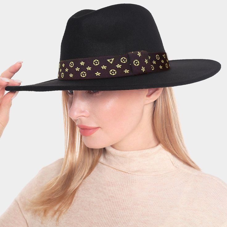 Accessorize any outfit with our most loved fashion fedora hats. Make heads turn in these. Size : 15.7" X 14.6"• Material : 65% Polyester, 35% Cotton• Luxury Band Solid Panama Hat Trendy Winter Party Fedora, Trendy Fitted Fedora With Curved Brim, Winter Party Fedora With Brim, Winter Party Wide Brim Fedora, Trendy Curved Brim Hat For Fall, Casual Top Hat With Flat Brim For Fall, Chic Winter Party Fedora With Wide Brim, Casual Flat Brim Top Hat For Fall, Wide Brim Winter Party Fedora