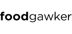 the foodgawker logo is black and white