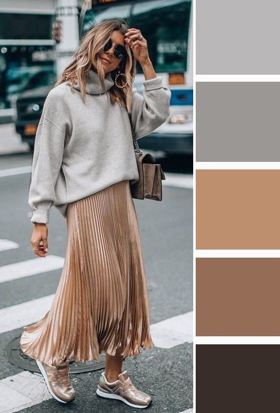 Colour Combinations Fashion, Color Combinations For Clothes, Outfit Autumn, Cute Modest Outfits, Business Casual Outfits For Women, Outfit Formulas, Beige Style, Khaki Dress, Neutral Outfit