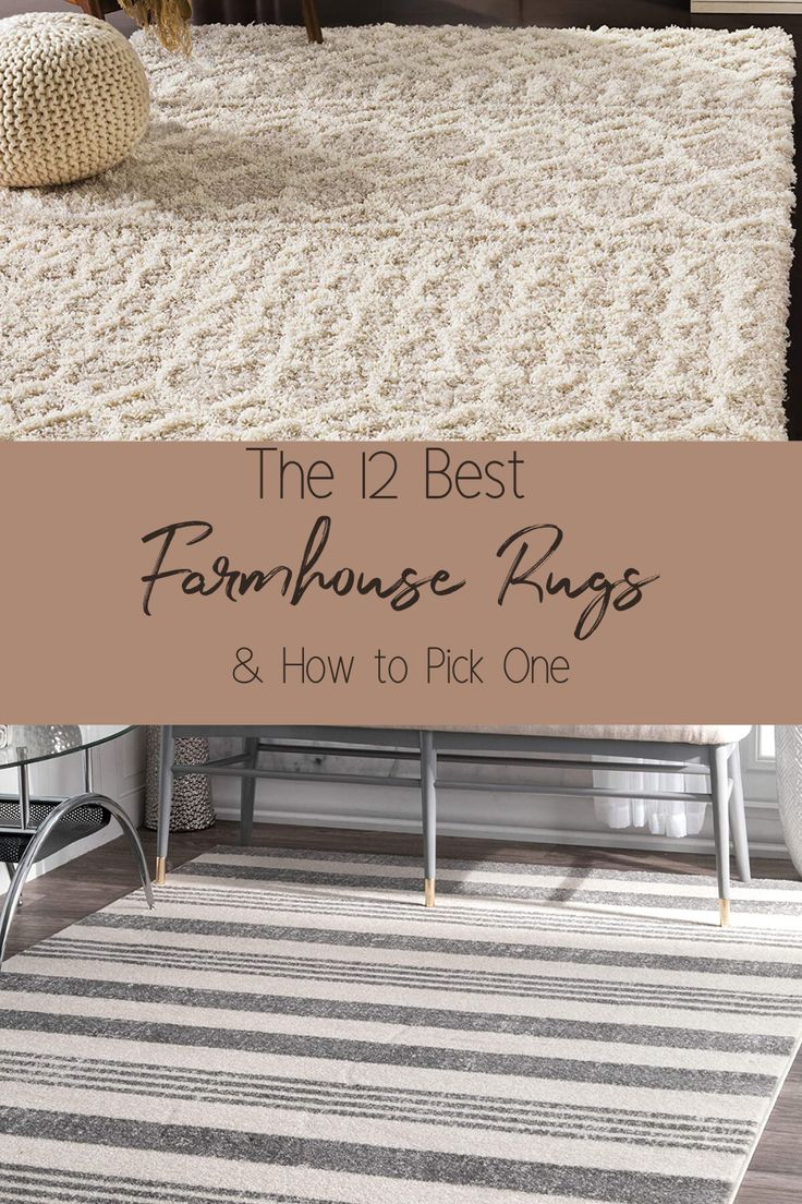 the best farmhouse rugs and how to pick one for your living room or bedroom