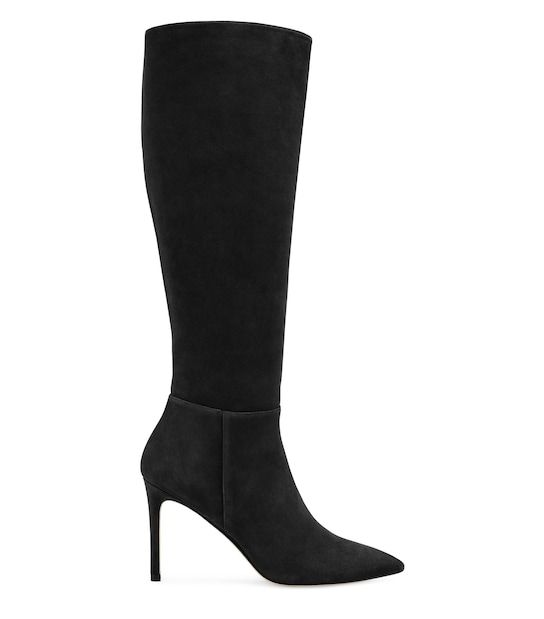 Avenue Zip 95 Knee High Boot | Stuart Weitzman Elegant Fitted Heeled Boots With Zipper, Elegant Fitted Boots With Zipper Closure, Elegant Wide Calf Tall Mid-calf Boots, Elegant Tall Knee-high Winter Boots, Elegant Tall Boots For Party, Fitted Knee-high Boots With Zipper For Evening, Elegant Tall Evening Boots, Elegant High Heel Boots With Zipper Closure, Elegant Knee-high Boots With Pointed Toe