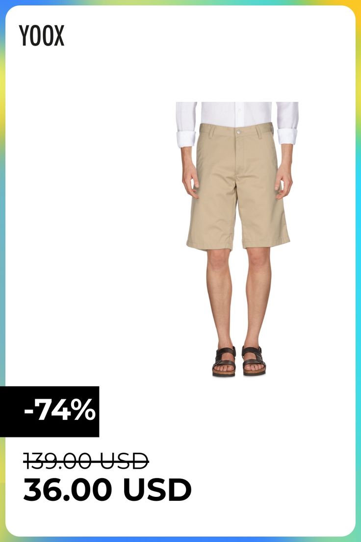 twill, logo, solid color, mid rise, button, zip, multipockets, chinos , Color: Beige , Size: 27 Carhartt Shorts, Carhartt Men, Men Carhartt, Carhartt Mens, Bermuda Shorts, Mens Shorts, Mid Rise, Mens Short, Solid Color