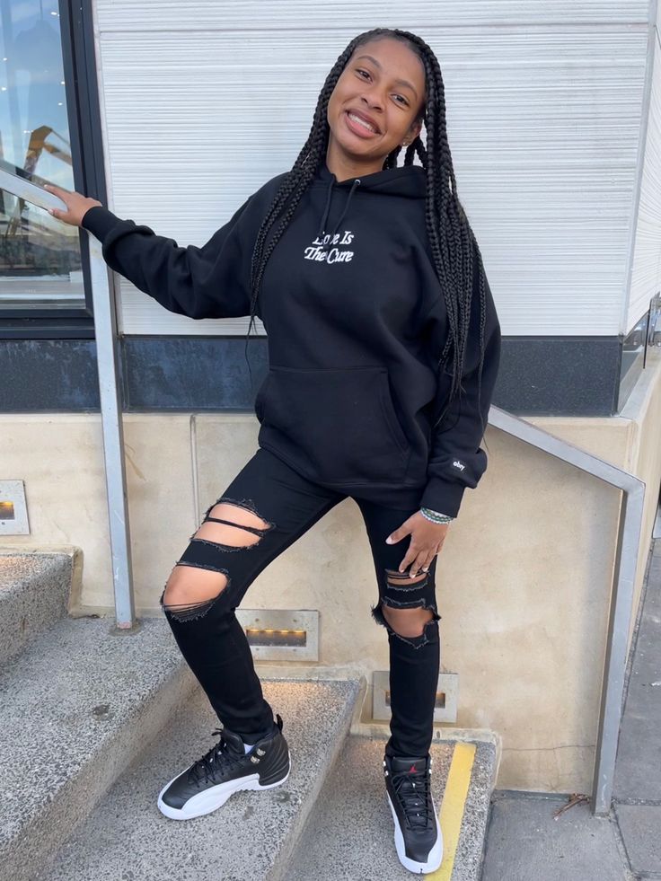 Playoff 12s Outfit, Jordan 12 Outfit Women, Jordan 12 Outfit, How To Style Jordans, Jordan 12s, Styling Jordans, Cornrows Braids For Black Women, Jordan Retro 12, Jordans Girls