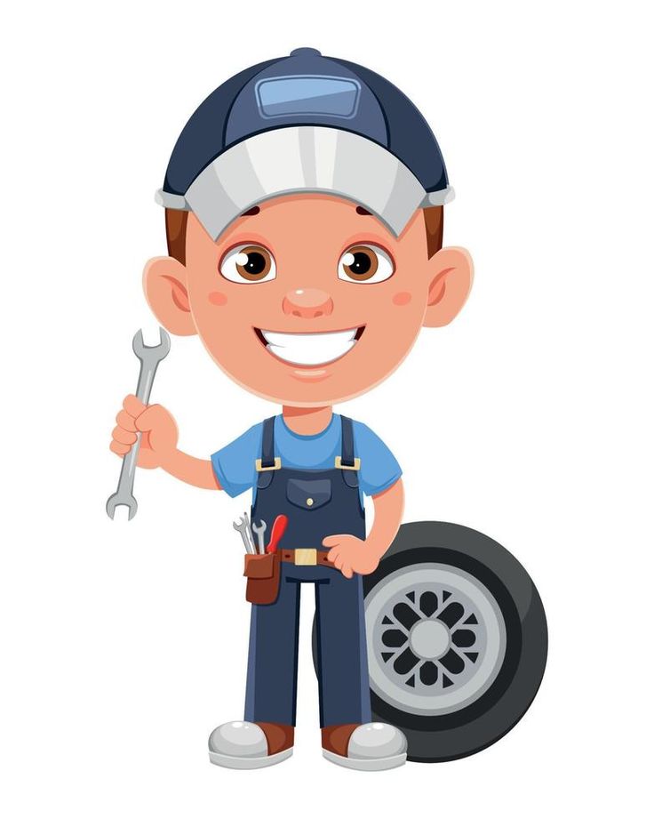 Auto mechanic cartoon character. Mechanic Cartoon, Auto Mechanic, Mechanical Art, Character Vector, Car Mechanic, Cartoon Character, Wrench, Cartoon Characters, Cute Cartoon