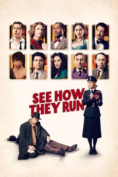 the movie poster for see how they run