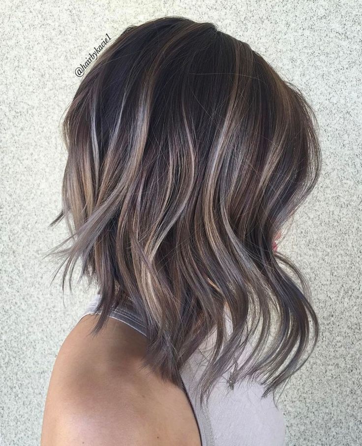 Ash Brown Balayage, Short Hair Highlights, Balayage Bob, Perfect Hair Color, Silver Hair Color, Silver Grey Hair, Brown Hair Balayage, Brown Balayage, Hair Color Techniques