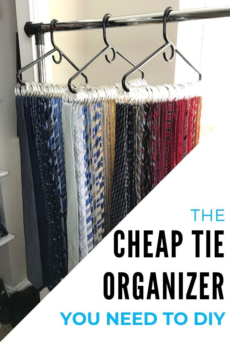 the cheap tie organizer you need to diy