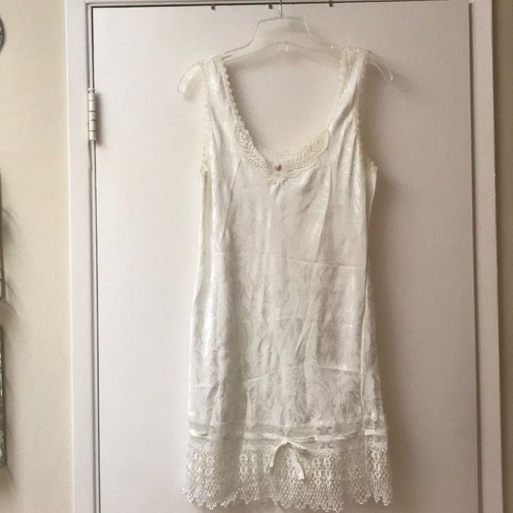 Beautiful. Feminine. Never Worn, But Lovingly Preserved Since The Mid-80’s. You’re Welcome! Sleeveless Lace Sleepwear For Vacation, Summer Vacation Nightgown With Lace Trim, Summer Lace Nightgown For Sleep, Summer Beach Nightgown With Lace Trim, Summer Vacation Sleepwear With Lace Trim, Sleeveless Lace Trim Nightgown For Vacation, Lace Sleepwear For Summer Sleepovers, Summer Lace Sleepwear For Sleepover, Summer Lace Trim Nightgown For Loungewear