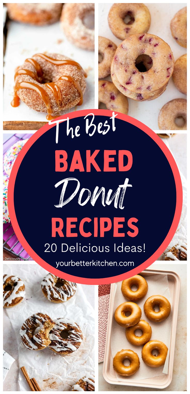 the best baked donut recipes for delicious treats