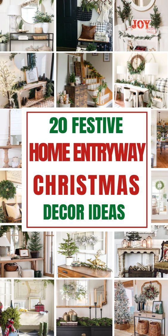 Make a festive first impression with Christmas Home Entryway Decor Ideas! 🎄��✨ Adorn your door with a welcoming wreath, and add cozy touches like a festive runner and candles. Place stockings, garlands, or poinsettias to create a warm, holiday atmosphere from the moment you step inside! 🌟💫 #ChristmasEntryway #HolidayWelcome #FestiveDecor Nancy Meyers Bedroom, Entryway Decor Ideas, Home Entryway, Christmas Entryway, Nancy Meyers, Christmas Decor Ideas, Twinkle Lights, Step Inside, First Impression